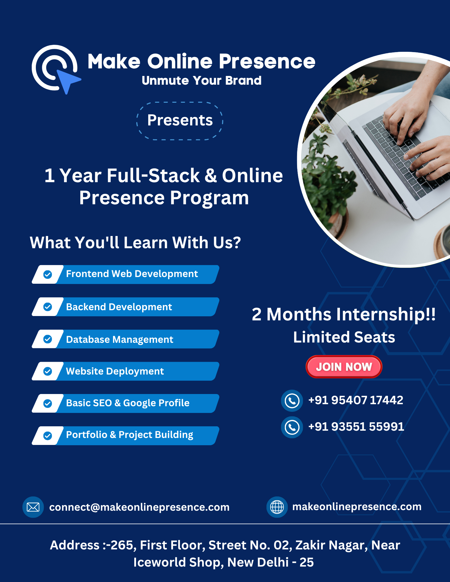 Online Presence Course